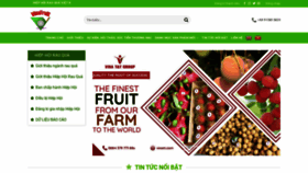 What Vinafruit.com website looked like in 2020 (3 years ago)