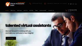 What Virtualassistantsindia.in website looked like in 2020 (3 years ago)