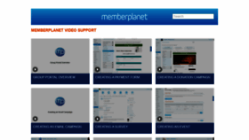 What Videosupport.memberplanet.com website looked like in 2020 (3 years ago)
