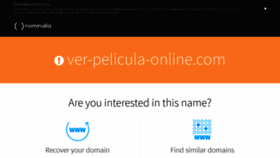 What Ver-pelicula-online.com website looked like in 2020 (3 years ago)