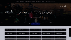 What Vray.us website looked like in 2020 (3 years ago)