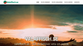 What Valaffisch.se website looked like in 2020 (3 years ago)