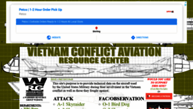 What Vietnam.warbirdsresourcegroup.org website looked like in 2020 (3 years ago)