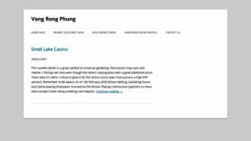 What Vangrongphung.com website looked like in 2020 (3 years ago)