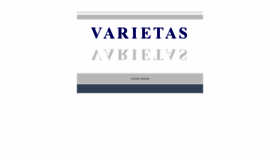 What Varietas.de website looked like in 2020 (3 years ago)