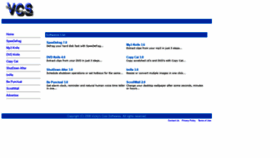 What Vcsoftwares.com website looked like in 2020 (3 years ago)
