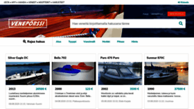 What Veneporssi.fi website looked like in 2020 (3 years ago)