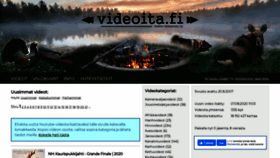 What Videoita.fi website looked like in 2020 (3 years ago)