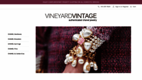 What Vineyardvintage.com website looked like in 2020 (3 years ago)