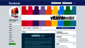 What Vitaminwater.co.uk website looked like in 2020 (3 years ago)