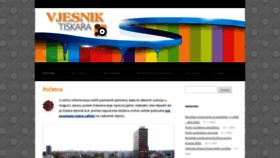What Vjesnik.hr website looked like in 2020 (3 years ago)