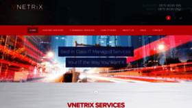What Vnetrix.com website looked like in 2020 (3 years ago)