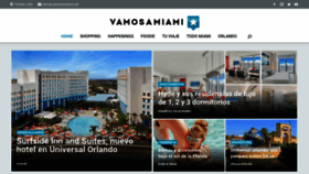 What Vamosamiami.net website looked like in 2020 (3 years ago)