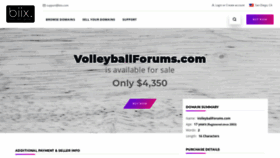 What Volleyballforums.com website looked like in 2020 (3 years ago)