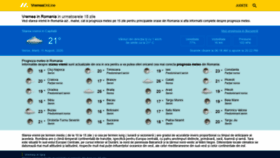 What Vremea-on-line.ro website looked like in 2020 (3 years ago)