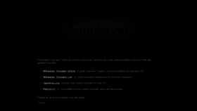What Vtemulation.net website looked like in 2020 (3 years ago)