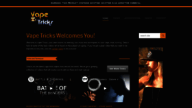 What Vapetricks.com website looked like in 2020 (3 years ago)
