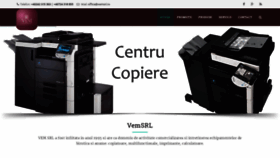 What Vemsrl.ro website looked like in 2020 (3 years ago)