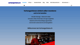 What Vorhangschiene.ch website looked like in 2020 (3 years ago)