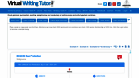 What Virtualwritingtutor.com website looked like in 2020 (3 years ago)