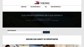 What Vikingcareers.com website looked like in 2020 (3 years ago)