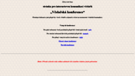 What Vcely.or.cz website looked like in 2020 (4 years ago)