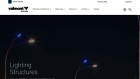What Valmontstructures.com website looked like in 2020 (4 years ago)