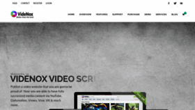 What Videnox.com website looked like in 2020 (3 years ago)