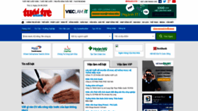 What Vieclam.tuoitre.vn website looked like in 2020 (3 years ago)