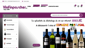 What Vinfinpascher.com website looked like in 2020 (3 years ago)
