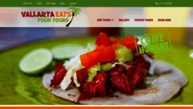 What Vallartaeats.com website looked like in 2020 (3 years ago)