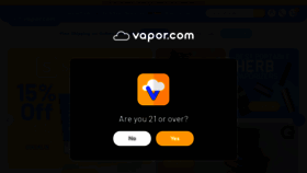 What Vapeworld.com website looked like in 2020 (3 years ago)