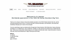 What Vlheaven.com website looked like in 2020 (3 years ago)
