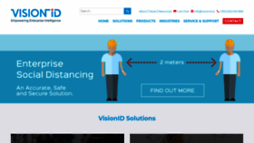 What Visionid.ie website looked like in 2020 (3 years ago)