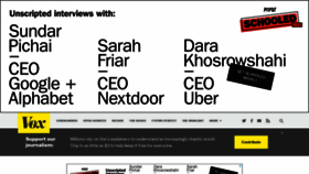 What Vox.com website looked like in 2020 (3 years ago)