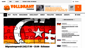 What Volldraht.de website looked like in 2020 (3 years ago)