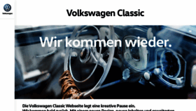 What Volkswagen-classic.de website looked like in 2020 (3 years ago)