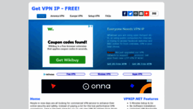 What Vpnip.net website looked like in 2020 (3 years ago)