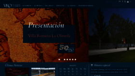 What Villaromanalaolmeda.es website looked like in 2020 (3 years ago)