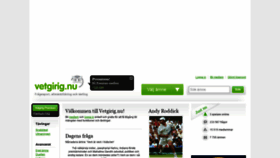 What Vetgirig.nu website looked like in 2020 (3 years ago)