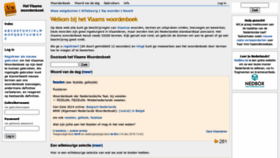 What Vlaamswoordenboek.be website looked like in 2020 (3 years ago)