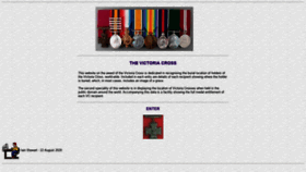 What Victoriacross.org.uk website looked like in 2020 (3 years ago)
