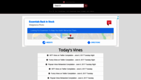 What Vinevinevine.com website looked like in 2020 (3 years ago)