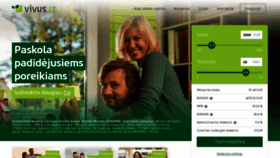 What Vivus.lt website looked like in 2020 (3 years ago)