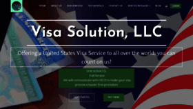 What Visasolution.org website looked like in 2020 (3 years ago)