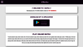What Vmatka.com website looked like in 2020 (3 years ago)