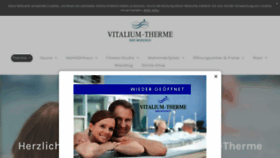 What Vitalium-therme.de website looked like in 2020 (3 years ago)