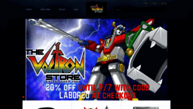What Voltron.com website looked like in 2020 (3 years ago)