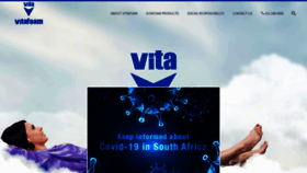 What Vitafoam.co.za website looked like in 2020 (3 years ago)