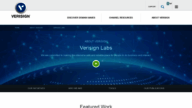 What Verisignlabs.com website looked like in 2020 (3 years ago)